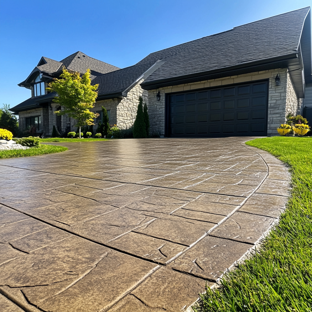 stamped concrete driveways company new port richey fl